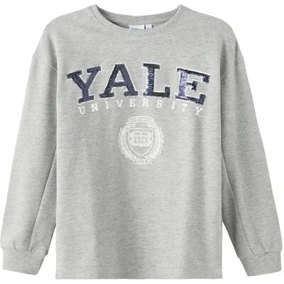 Sweatshirt Mädchen Name it Zassa University Gris 7/8 ans Femme Sweatshirt Mädchen Name it Zassa University Gris 7/8 ans Femme