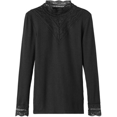 Pullover für Mädchen Name it Nuri Noir 9/10 ans Femme Pullover für Mädchen Name it Nuri Noir 9/10 ans Femme