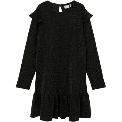 Kleid langarm, Mädchen Name it Nkfrolytte Noir 10 ans Femme Kleid langarm, Mädchen Name it Nkfrolytte Noir 10 ans Femme