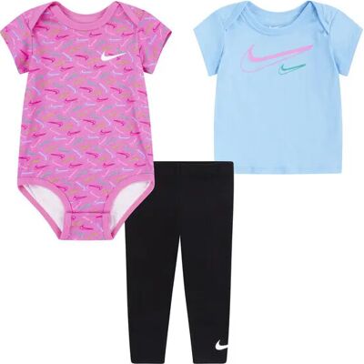Dreiteiliges Baby-Set Nike Swoosh Logo Noir 1 an Femme Dreiteiliges Baby-Set Nike Swoosh Logo Noir 1 an Femme