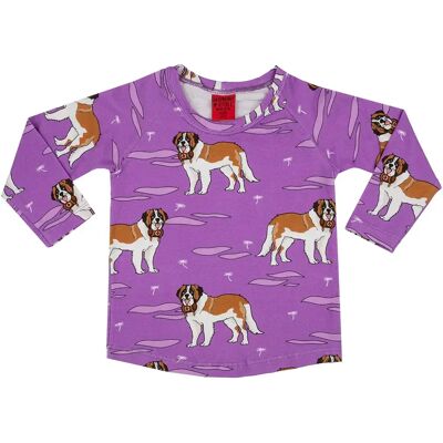 Langarmshirt Kind Raspberry Republic Saint Bernard Violet 10/11 ans Mixte Langarmshirt Kind Raspberry Republic Saint Bernard Violet 10/11 ans Mixte