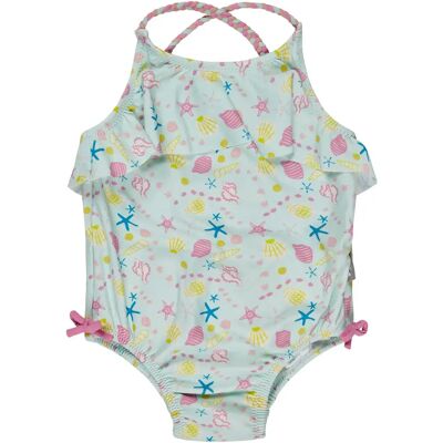 Einteiliger Badeanzug mit Muschel-Muster für MädchenBaby Sterntaler Vert 18/24 mois Femme Einteiliger Badeanzug mit Muschel-Muster für MädchenBaby Sterntaler Vert 18/24 mois Femme