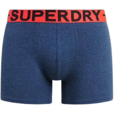 Unterhose Superdry (x2) Bleu L Homme Unterhose Superdry (x2) Bleu L Homme