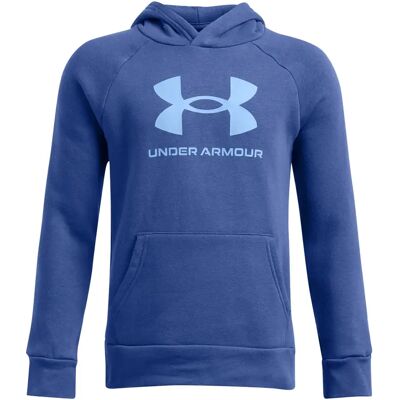 Kinder Hoodie Under Armour Rival Fleece Big Logo Bleu 6/8 ans Homme Kinder Hoodie Under Armour Rival Fleece Big Logo Bleu 6/8 ans Homme