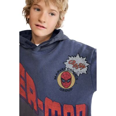 Pullover Kind Desigual Bang! Spider Bleu 11/12 Jahre Homme Pullover Kind Desigual Bang! Spider Bleu 11/12 Jahre Homme