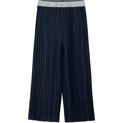 Plissierte Hose Regular Fit Hohe Taille Weit Bein mit elastischem Bund Mädchen s.Oliver Bleu 6 Jahre alt Femme Plissierte Hose Regular Fit Hohe Taille Weit Bein mit elastischem Bund Mädchen s.Oliver Bleu 6 Jahre alt Femme
