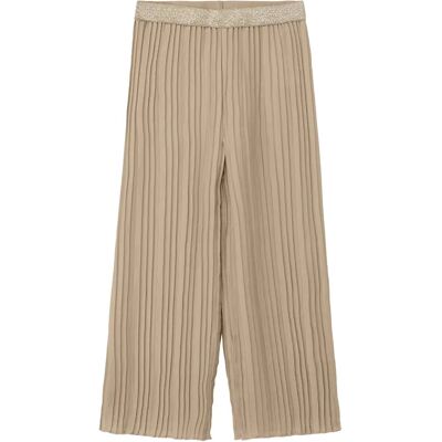 Plissierte Hose Regular Fit Hohe Taille Weit Bein mit elastischem Bund Mädchen s.Oliver Marron 10 Jahre Femme Plissierte Hose Regular Fit Hohe Taille Weit Bein mit elastischem Bund Mädchen s.Oliver Marron 10 Jahre Femme