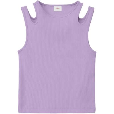 Mädchen Stretchkomfort Tanktop aus Baumwollmischung s.Oliver Violet 11/12 Jahre Femme Mädchen Stretchkomfort Tanktop aus Baumwollmischung s.Oliver Violet 11/12 Jahre Femme