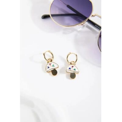 Pilz Ohrringe für Damen 24 Colours Doré TU Femme Pilz Ohrringe für Damen 24 Colours Doré TU Femme