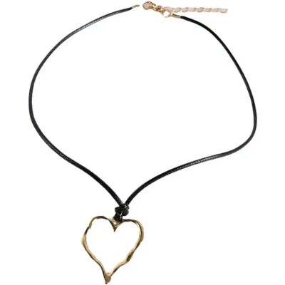 Halskette mit Herzanhänger Damen 24 Colours Noir TU Femme Halskette mit Herzanhänger Damen 24 Colours Noir TU Femme