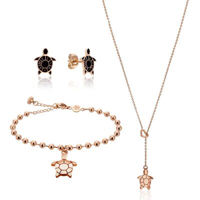 Set aus Halskette, Armband und Damenohrringen Amelia Parker Wisdom Doré TU Femme Set aus Halskette, Armband und Damenohrringen Amelia Parker Wisdom Doré TU Femme