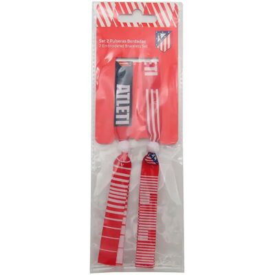 Cyp Brands Armband Atlético Madrid (x2) Rouge TU Mixte Cyp Brands Armband Atlético Madrid (x2) Rouge TU Mixte