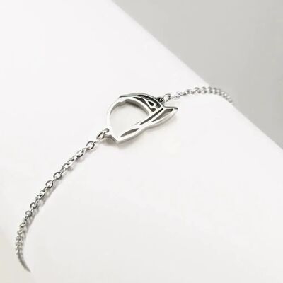 Armband Reithelm Ponytail & Co Argenté 17/5 cm Femme Armband Reithelm Ponytail & Co Argenté 17/5 cm Femme