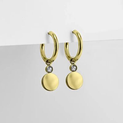 Ohrringe Anhänger Frau Ponytail & Co Doré TU Femme Ohrringe Anhänger Frau Ponytail & Co Doré TU Femme