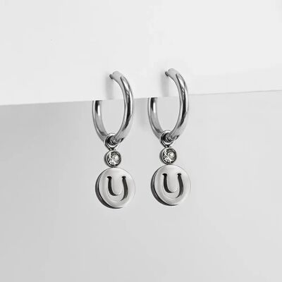 Ohrringe mit Mini-Hufeisenanhänger Frau Ponytail & Co Argenté TU Femme Ohrringe mit Mini-Hufeisenanhänger Frau Ponytail & Co Argenté TU Femme