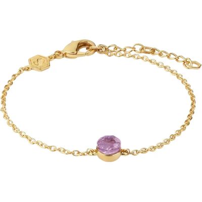 Amethyst Armband für Damen Sloya Aurora Violet 15,5/18,5 cm Femme Amethyst Armband für Damen Sloya Aurora Violet 15,5/18,5 cm Femme