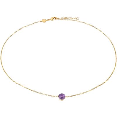 Amethyst-Halskette für Frauen Sloya Aurora Violet 8x8 cm Femme Amethyst-Halskette für Frauen Sloya Aurora Violet 8x8 cm Femme