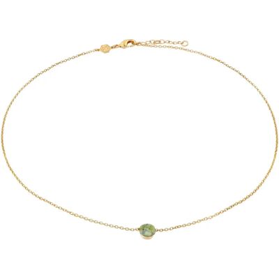 Peridot-Halskette für Frauen Sloya Aurora Vert 42/45 cm Femme Peridot-Halskette für Frauen Sloya Aurora Vert 42/45 cm Femme