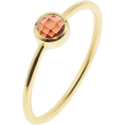 Gold plated stone ring for women Sloya Gemia Rouge 60 Femme Gold plated stone ring for women Sloya Gemia Rouge 60 Femme