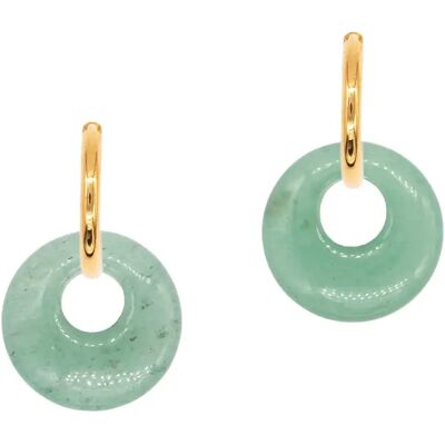 Ohrstecker aus Aventurine für Frauen Sloya Blima Vert 2,8x1,8 cm Femme Ohrstecker aus Aventurine für Frauen Sloya Blima Vert 2,8x1,8 cm Femme