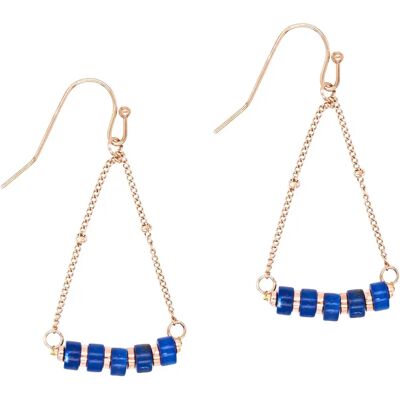 Ohrringe aus Lapislazuli für Frauen Sloya Piana Bleu 4,7x2,2 cm Femme Ohrringe aus Lapislazuli für Frauen Sloya Piana Bleu 4,7x2,2 cm Femme