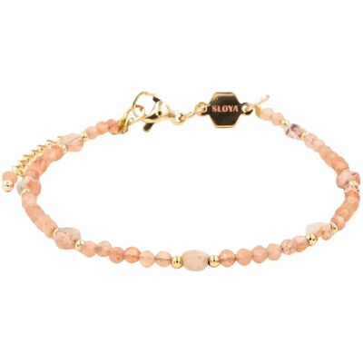 Sonnenstein-Armband für Damen Sloya Paloma Orange 17,5/21,5 cm Femme Sonnenstein-Armband für Damen Sloya Paloma Orange 17,5/21,5 cm Femme