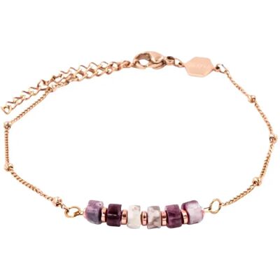 Tourmalin-Armband für Frauen Sloya Piana Violet 16,5/21,5 cm Femme Tourmalin-Armband für Frauen Sloya Piana Violet 16,5/21,5 cm Femme