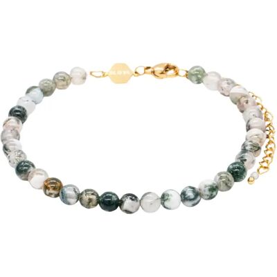 Armband aus Baum-Agat für Frauen Sloya Serena Vert 17,5/23 cm Femme Armband aus Baum-Agat für Frauen Sloya Serena Vert 17,5/23 cm Femme