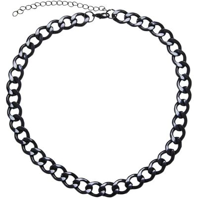 Halskette mit großer Kette Urban Classics Noir TU Mixte Halskette mit großer Kette Urban Classics Noir TU Mixte