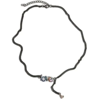 Halsband Urban Classics Love Gris TU Mixte Halsband Urban Classics Love Gris TU Mixte