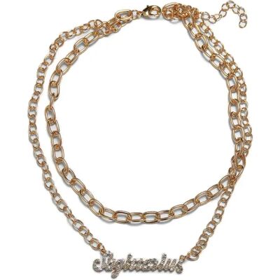 Halsband Urban Classics Diamond Zodiac Sagittarius Doré TU Mixte Halsband Urban Classics Diamond Zodiac Sagittarius Doré TU Mixte