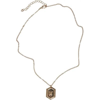 Halsband Urban Classics Letter Basic Doré TU Mixte Halsband Urban Classics Letter Basic Doré TU Mixte