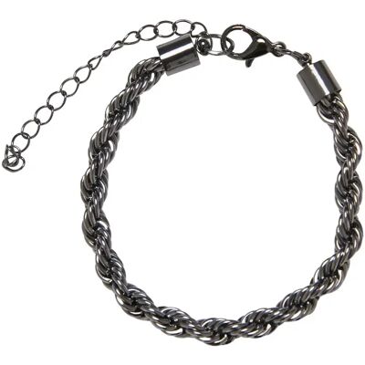 Interlacing-Armband Urban Classics Charon Intertwine Gris 21 cm Mixte Interlacing-Armband Urban Classics Charon Intertwine Gris 21 cm Mixte