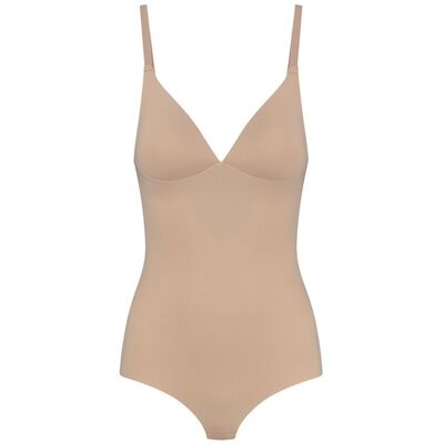 Bügeloser Body für Damen Bye Bra Beige M Femme Bügeloser Body für Damen Bye Bra Beige M Femme
