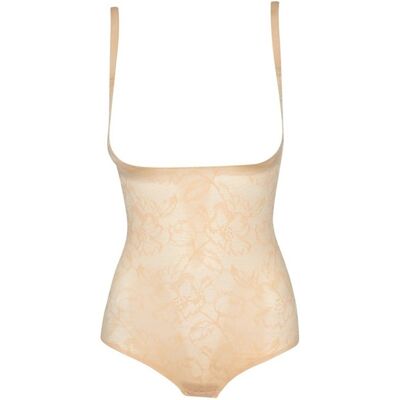Body aus Spitze mit offenem Dekolleté für Frauen Bye Bra Beige M Femme Body aus Spitze mit offenem Dekolleté für Frauen Bye Bra Beige M Femme