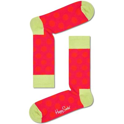 Socken Happy Socks Big Dot Rouge 36/40 Mixte Socken Happy Socks Big Dot Rouge 36/40 Mixte
