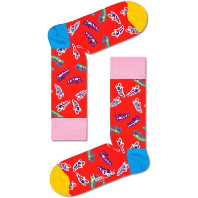 Socken Happy Socks Regular Rouge 36/40 Mixte Socken Happy Socks Regular Rouge 36/40 Mixte