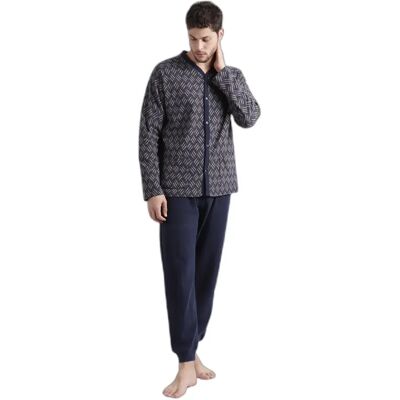 Pyjama mit langen Ärmeln Admas Magnific Cross B Bleu S Homme Pyjama mit langen Ärmeln Admas Magnific Cross B Bleu S Homme