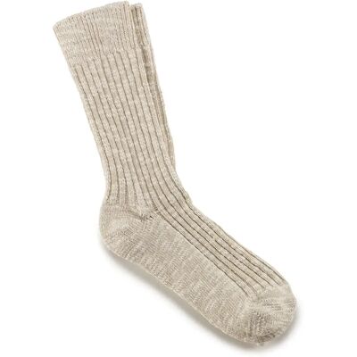 Socken Baumwolle für Damen Birkenstock Slub Beige 39 Femme Socken Baumwolle für Damen Birkenstock Slub Beige 39 Femme