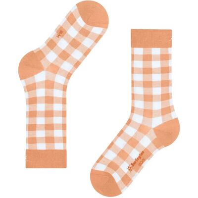 Socken für Damen Burlington Vichy Orange 36/41 Femme Socken für Damen Burlington Vichy Orange 36/41 Femme