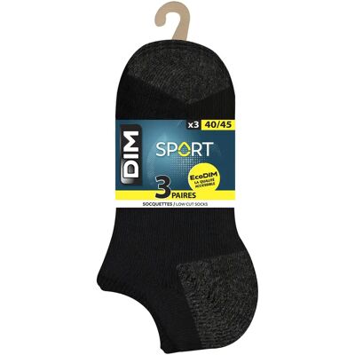 3 Paar Socken DIM Ecodim Sport Noir 40/45 Homme 3 Paar Socken DIM Ecodim Sport Noir 40/45 Homme