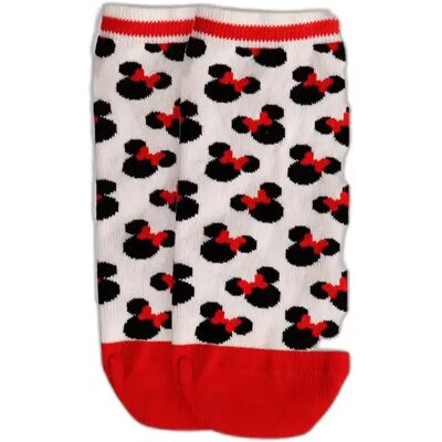 Socken für Damen Disney Minnie à paillettes Blanc TU Femme Socken für Damen Disney Minnie à paillettes Blanc TU Femme