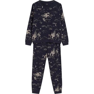 Langarm-Pyjama für Damen Esotiq Craco Bleu S Femme Langarm-Pyjama für Damen Esotiq Craco Bleu S Femme