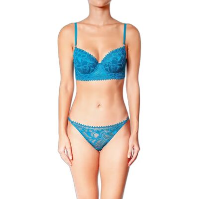 BH mit Bügel Frau Huit Bijou Bleu 90B Femme BH mit Bügel Frau Huit Bijou Bleu 90B Femme