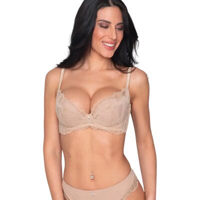 Balkon-BH mit Dreiviertel-Cup für Frauen Luna Melody Beige 90C Femme Balkon-BH mit Dreiviertel-Cup für Frauen Luna Melody Beige 90C Femme