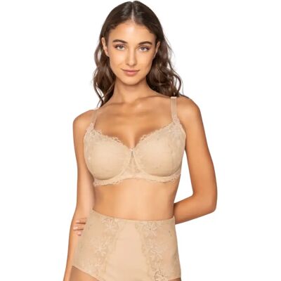Bügel-Balkon-BH für Frauen mit Komfort Luna Venus Beige 90E Femme Bügel-Balkon-BH für Frauen mit Komfort Luna Venus Beige 90E Femme