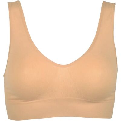 Bügel-BH mit breiten Trägern uni für Damen Missya Lucia Beige M Femme Bügel-BH mit breiten Trägern uni für Damen Missya Lucia Beige M Femme