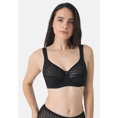 Bügel-BH Damen Sassa Graphical Jacquard Noir 100C Femme Bügel-BH Damen Sassa Graphical Jacquard Noir 100C Femme