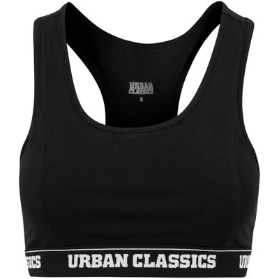 Urban Classics Damen-Sport-BH Urban Classic Logo Noir L Femme Urban Classics Damen-Sport-BH Urban Classic Logo Noir L Femme