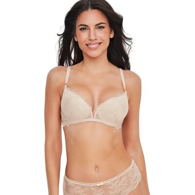 Damen Push-up-BH Selmark Manuela Mariage Beige 90C Femme Damen Push-up-BH Selmark Manuela Mariage Beige 90C Femme